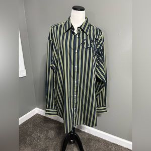 Sean John men’s XXXL long sleeve, button-down dress shirt, 100%cotton